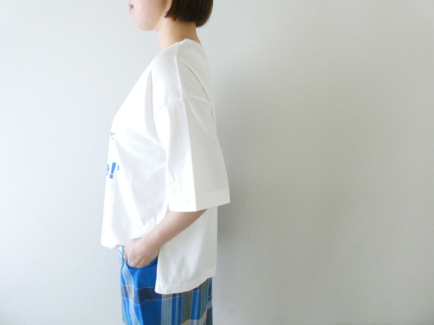 mao made(マオメイド) きれいめ天竺プリントTEE　Donuts!Chocolate!の商品画像7
