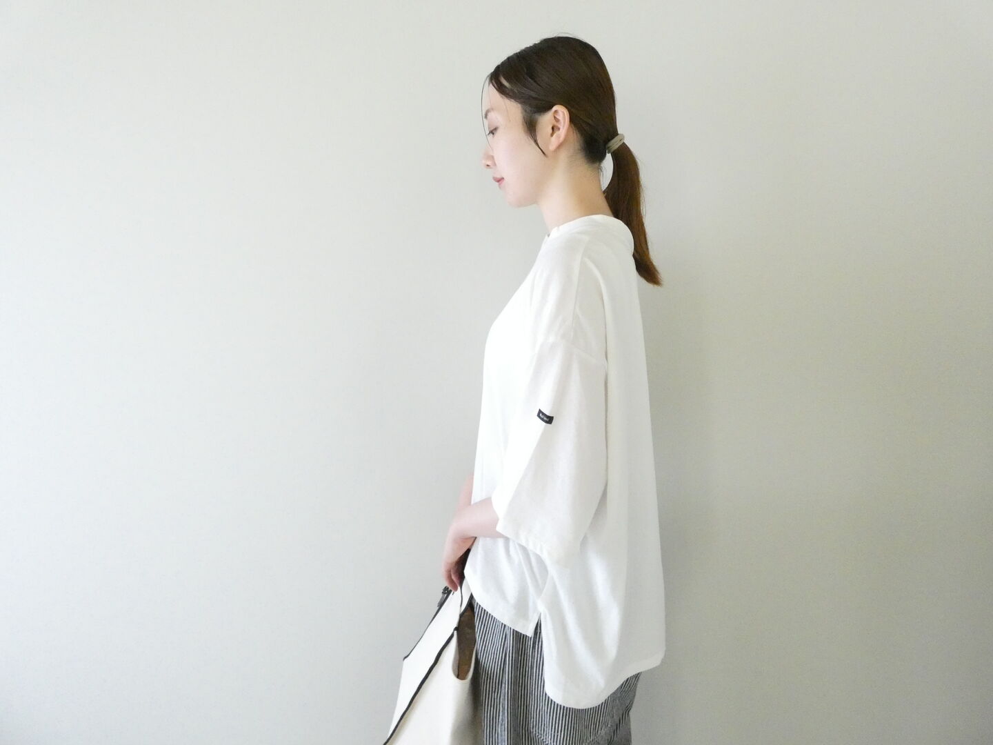 MidiUmi(ミディウミ) mock neck wide PO モックネックワイドプルオーバーの商品画像6