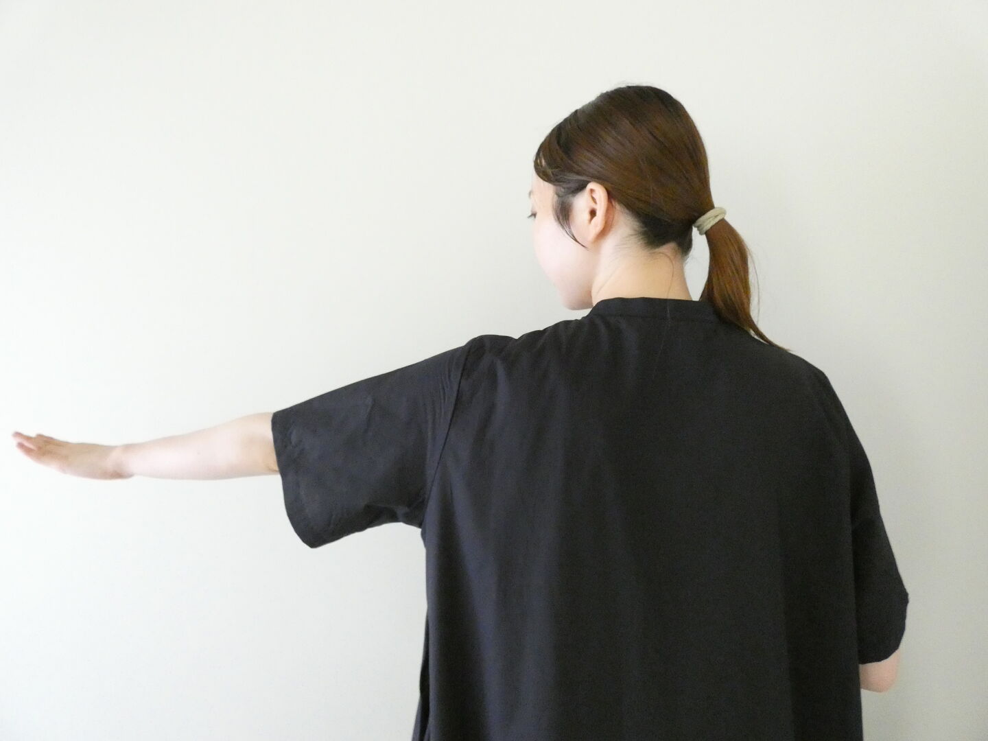MidiUmi(ミディウミ) ballon shirt OP バルーンシャツワンピースの商品画像7