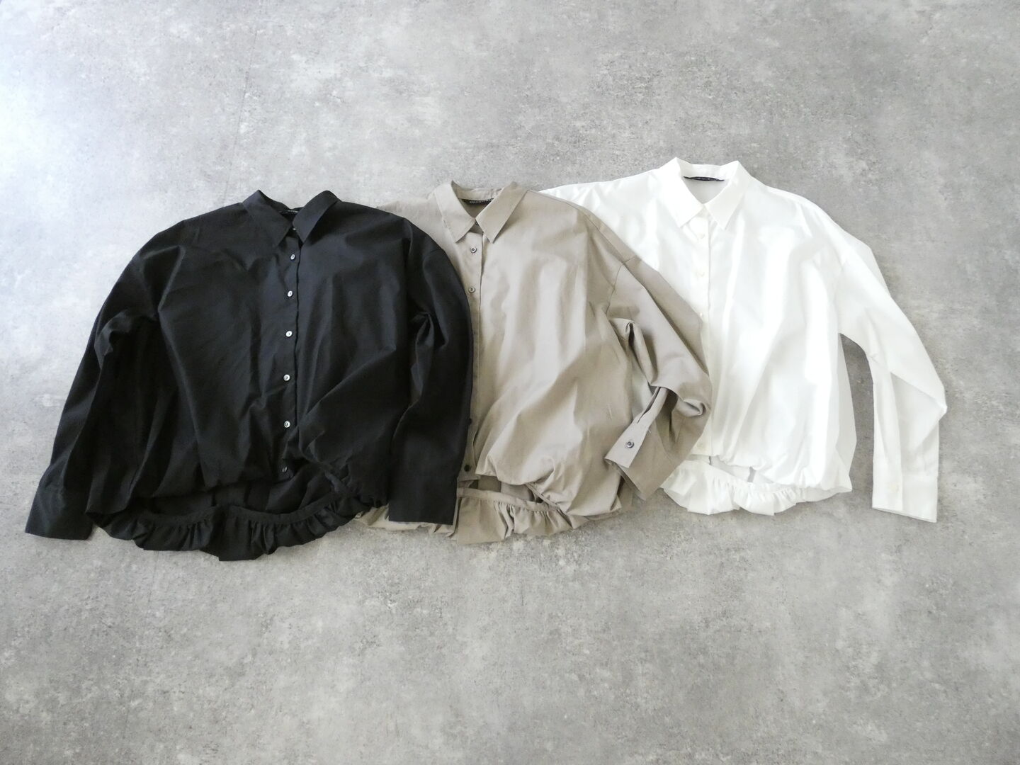 mizuiro ind(ミズイロインド) ロングスリーブバルーンシャツの商品画像3