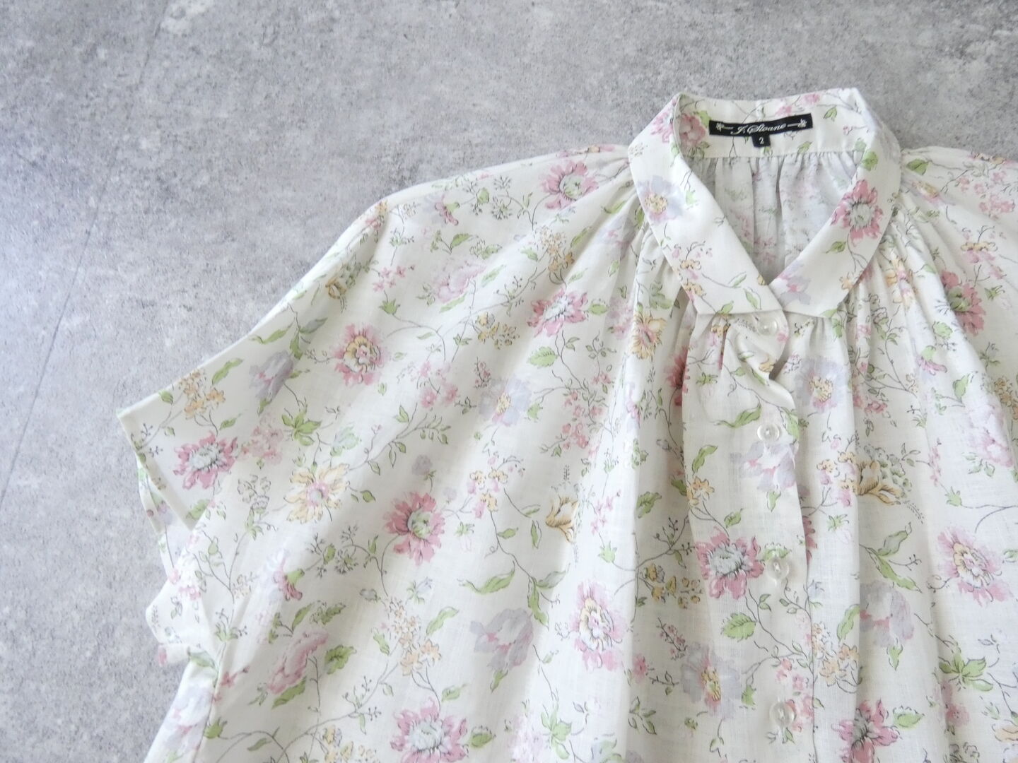 PK リバティClaidette衿ぐりふんわりブラウスの商品画像22
