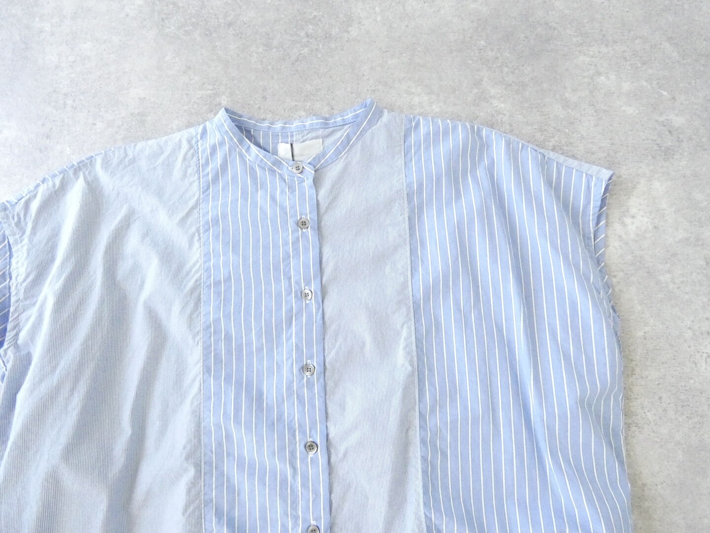 sabbatum(サバタム) タイプライターストライプクレイジーパターンドロストシャツの商品画像21