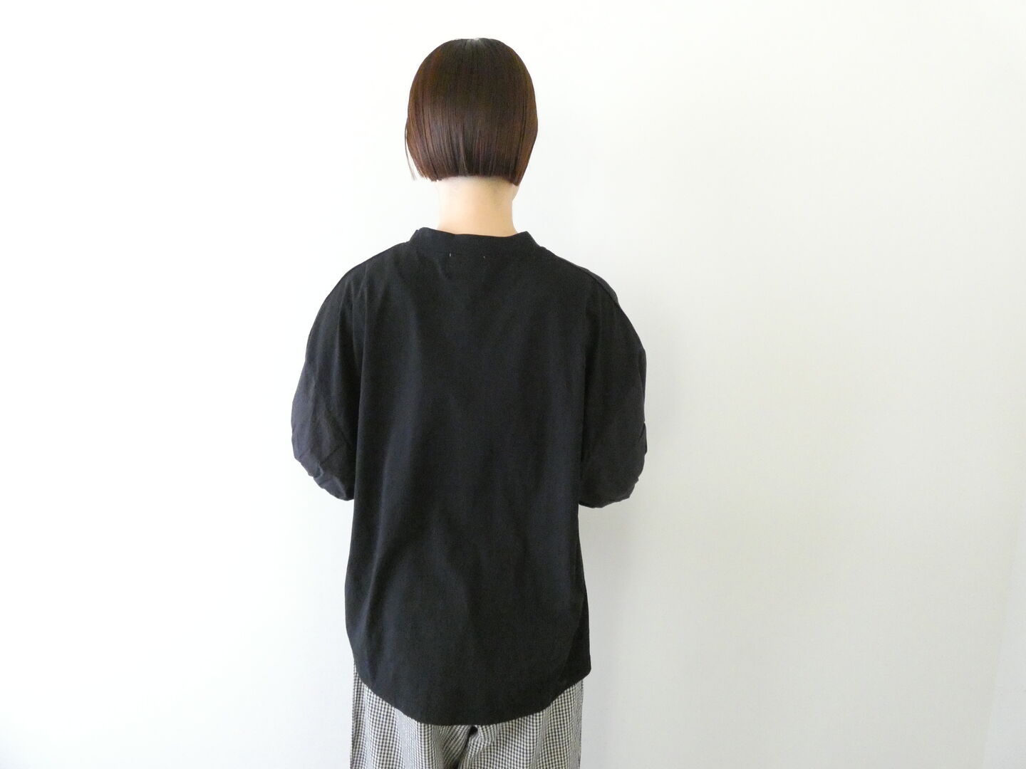 sabbatum(サバタム) BD天竺サイドスリットパフスリーブプルオーバーの商品画像10