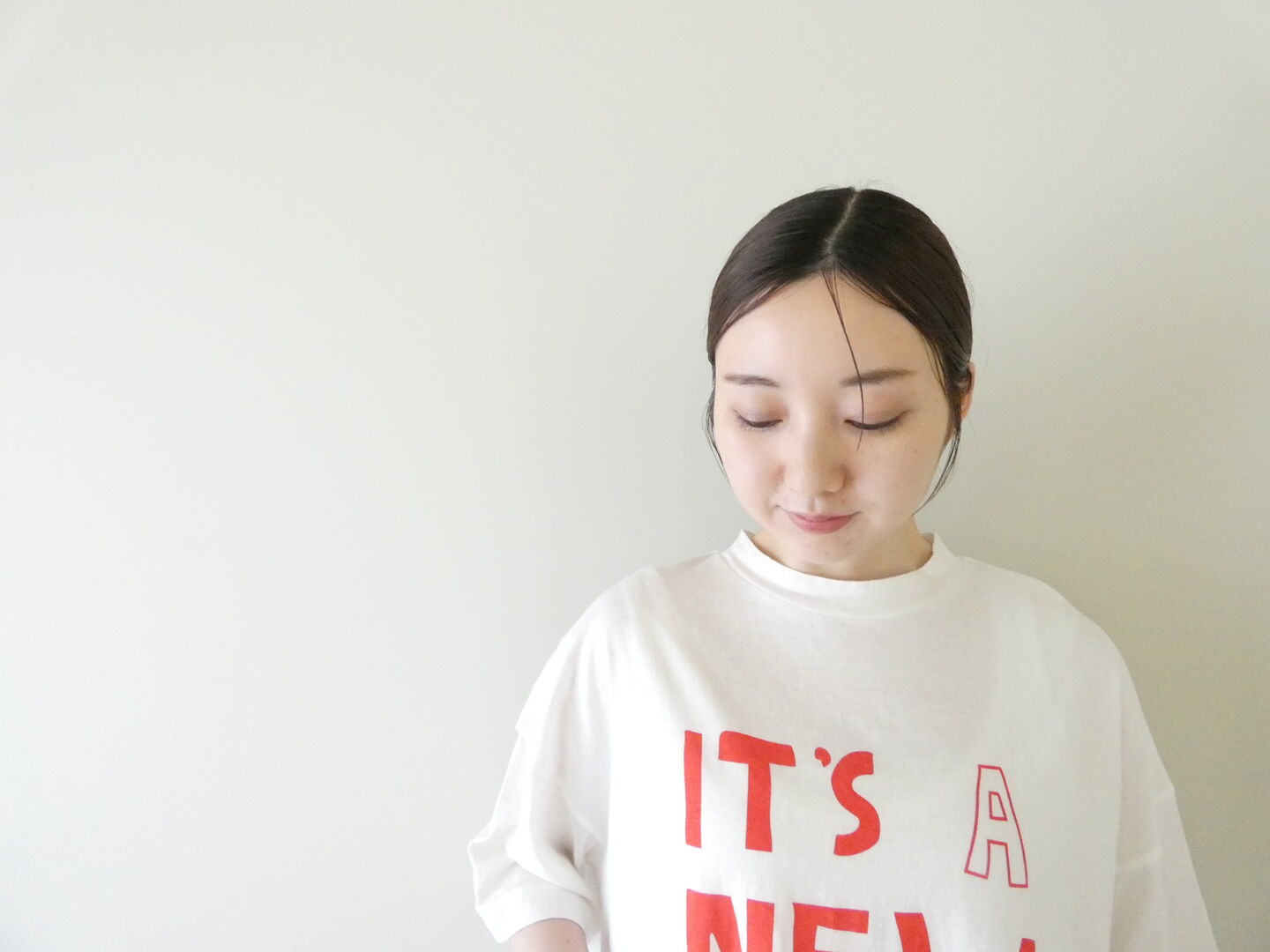tumugu(ツムグ) ラフィ天竺プリントT  IT'S A NEW DAYの商品画像5