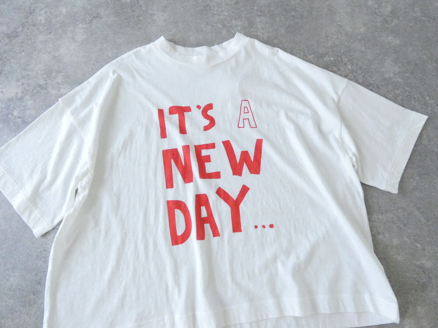 tumugu(ツムグ) ラフィ天竺プリントT  IT'S A NEW DAYの商品画像58