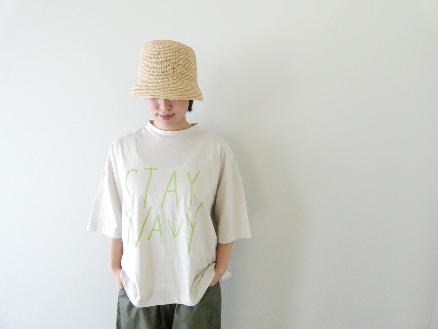 tumugu(ツムグ) STAY WAVY プリントTシャツの商品画像2