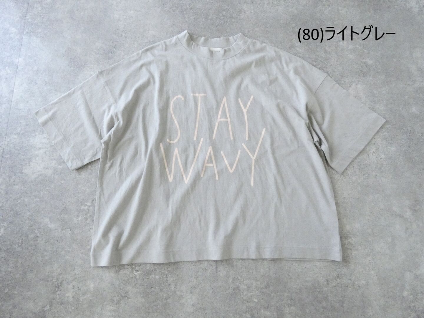 tumugu(ツムグ) STAY WAVY プリントTシャツの商品画像42