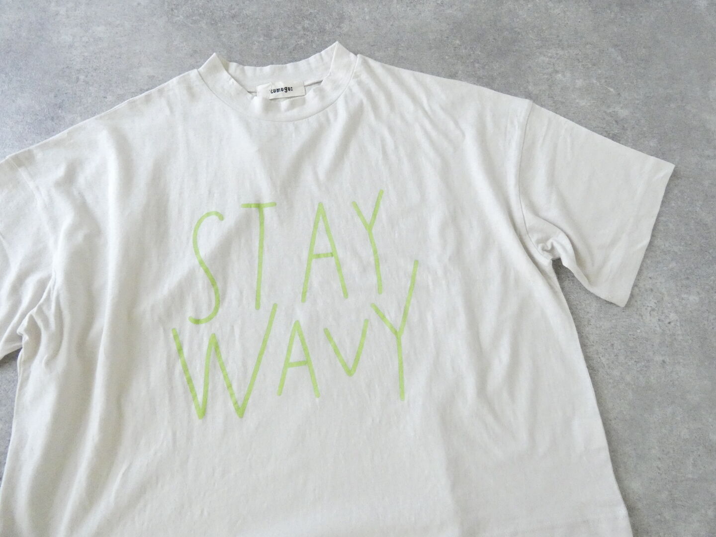tumugu(ツムグ) STAY WAVY プリントTシャツの商品画像58