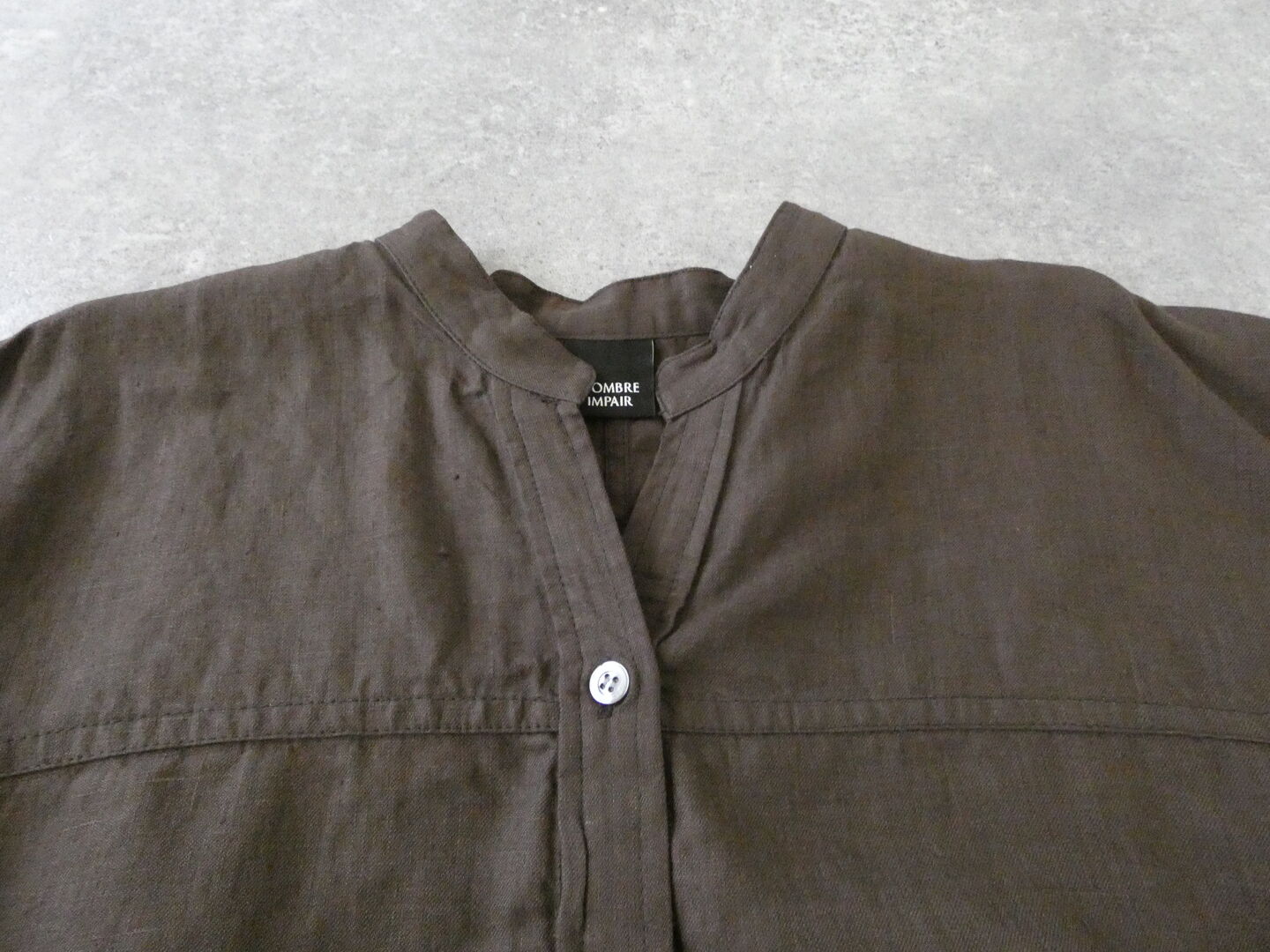 NOMBRE IMPAIR(ノンブルアンペール) インドリネンスタンドバンザイシャツの商品画像21
