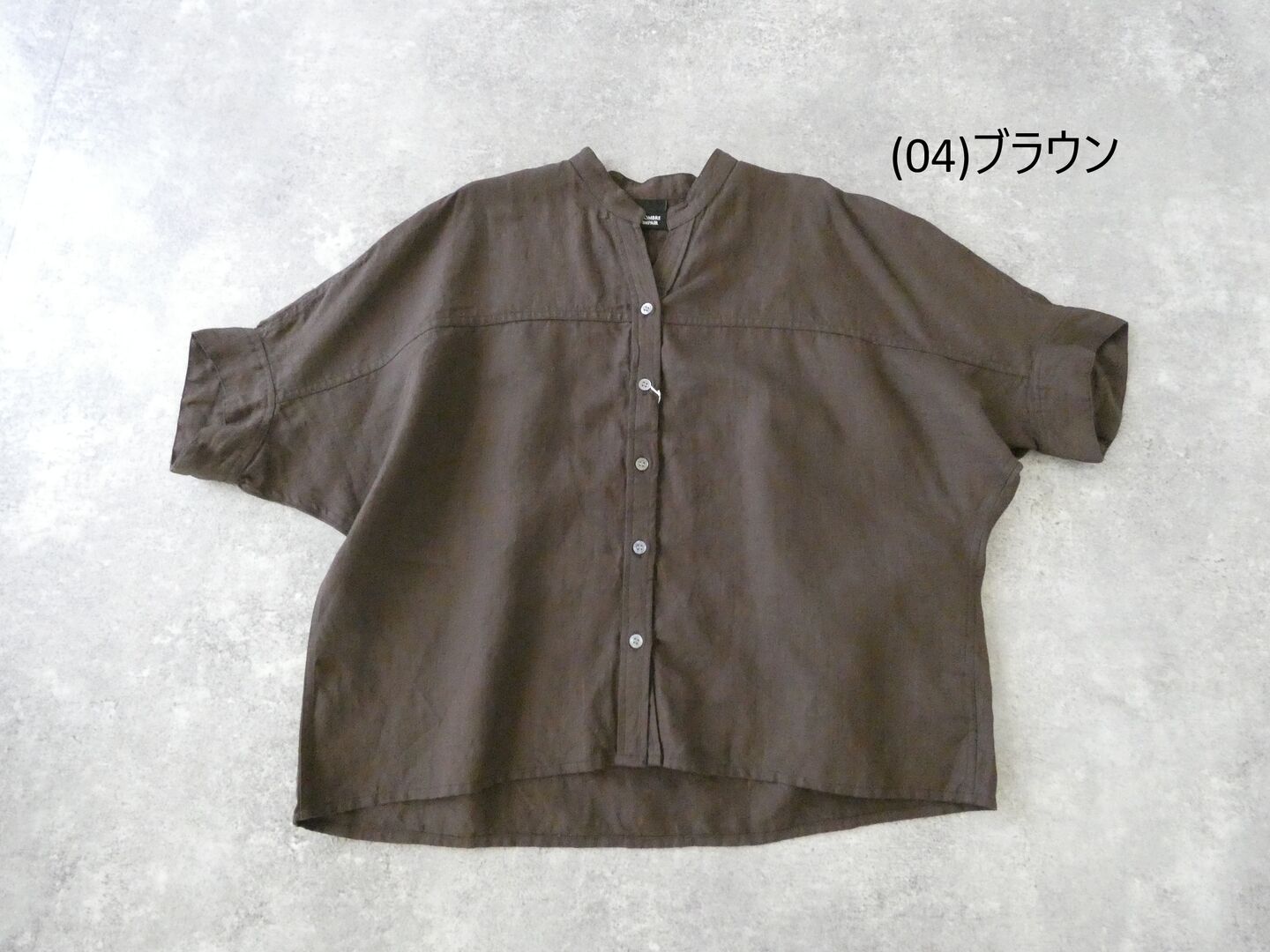 NOMBRE IMPAIR(ノンブルアンペール) インドリネンスタンドバンザイシャツの商品画像3