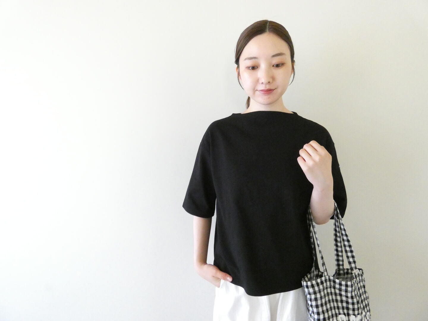 SAINT JAMES(セントジェームス) OUESSANT LOOSE 厚手ルーズドロップTの商品画像1