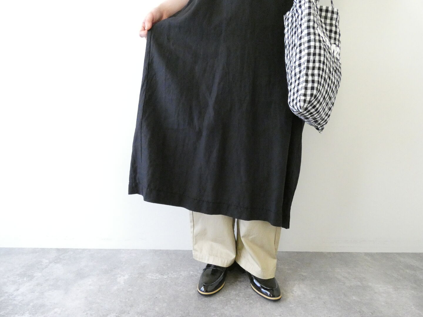 homspun(ホームスパン) リネンバイオ半袖ワンピースの商品画像6