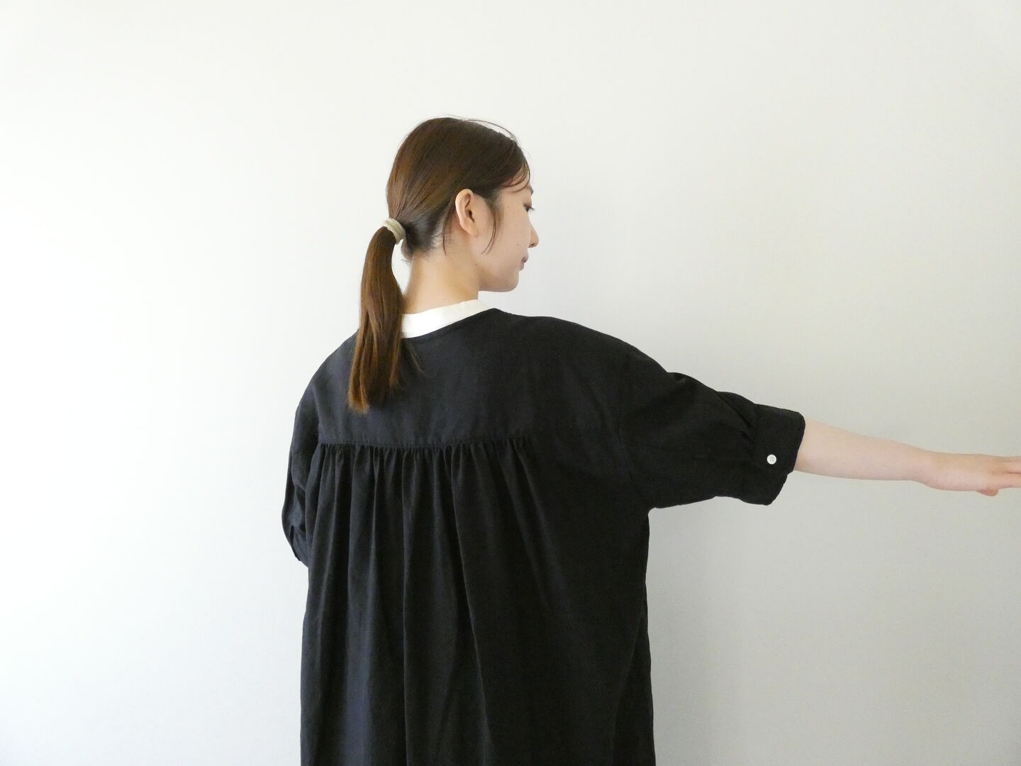 homspun(ホームスパン) リネンバイオ半袖ワンピースの商品画像7