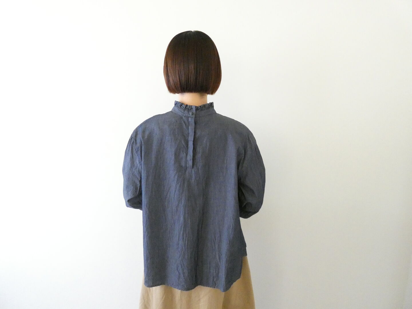 ichi(イチ) デニム2WAYブラウスの商品画像5