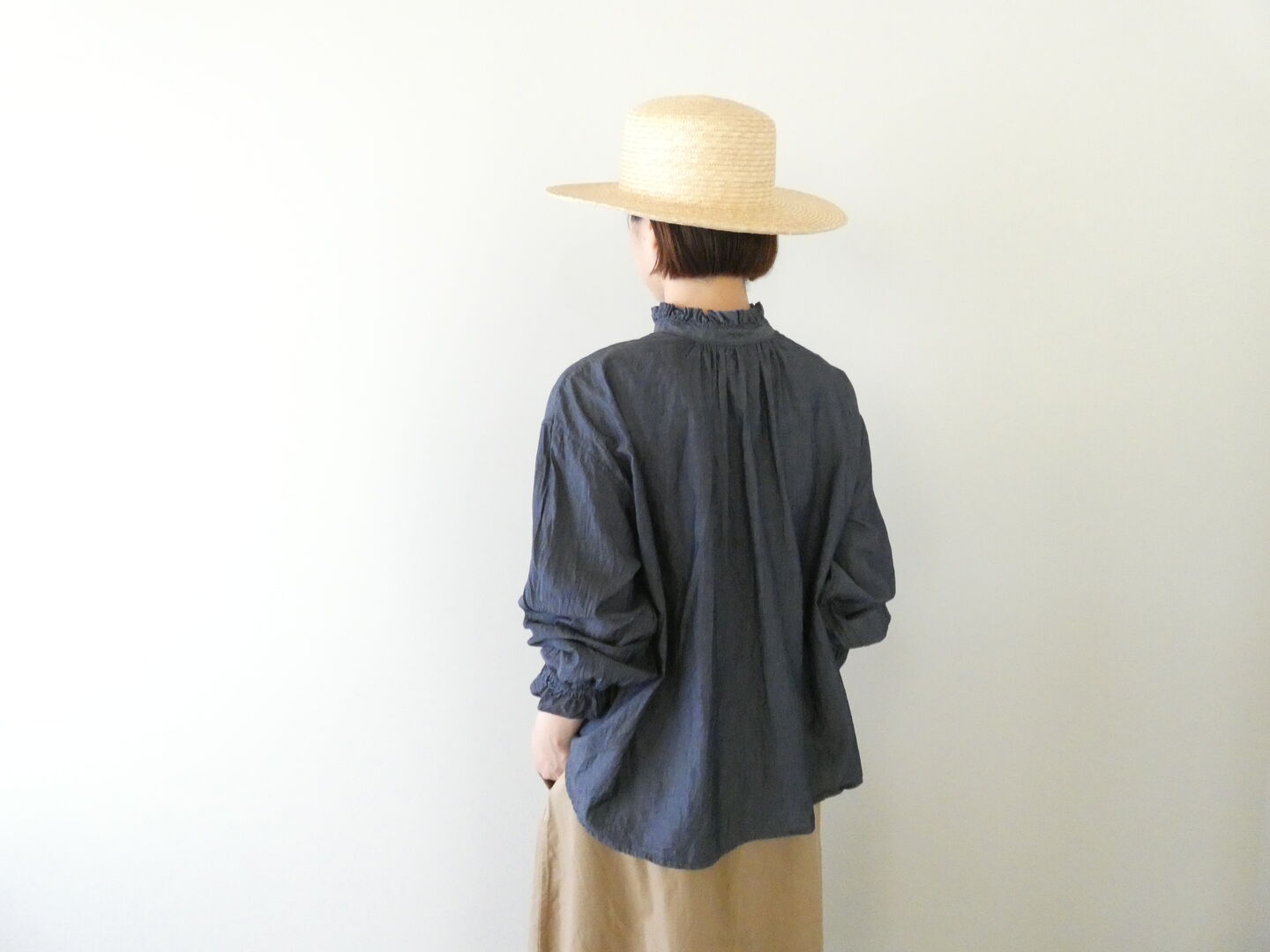 ichi(イチ) デニム2WAYブラウスの商品画像8