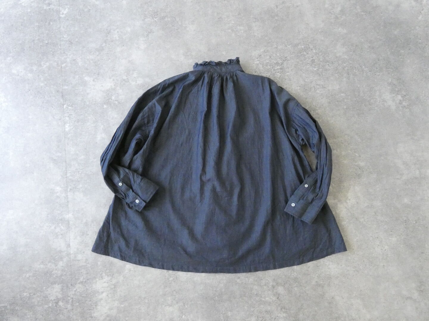 ichi(イチ) デニムフリル2wayブラウスの商品画像12