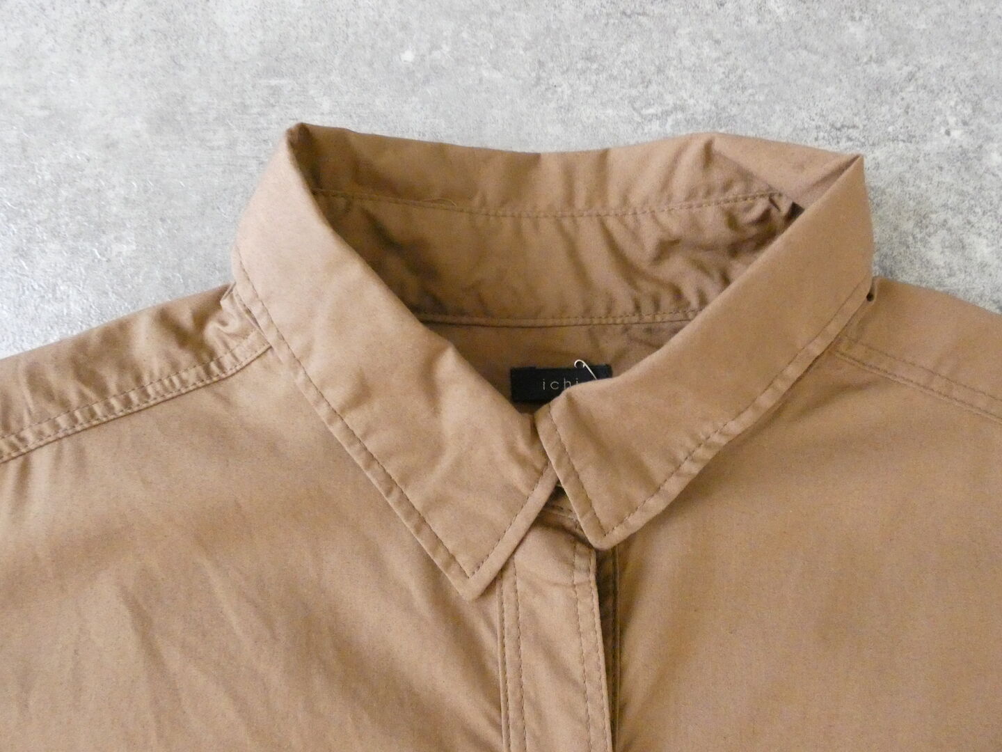 ichi(イチ) タイプライターシャツワンピースの商品画像20