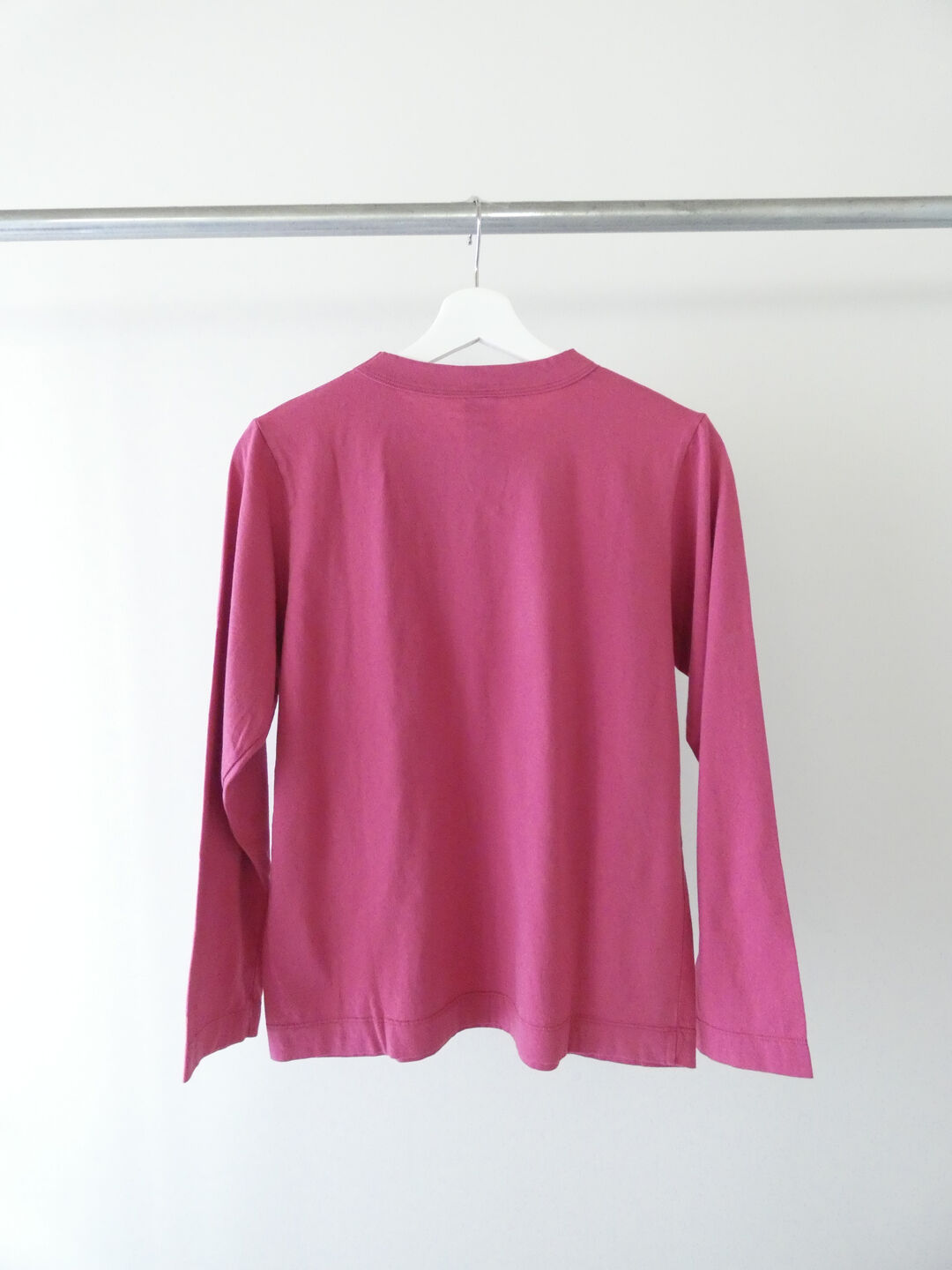 homspun(ホームスパン) 30/1天竺長袖Tシャツ　(2)ワインの商品画像10
