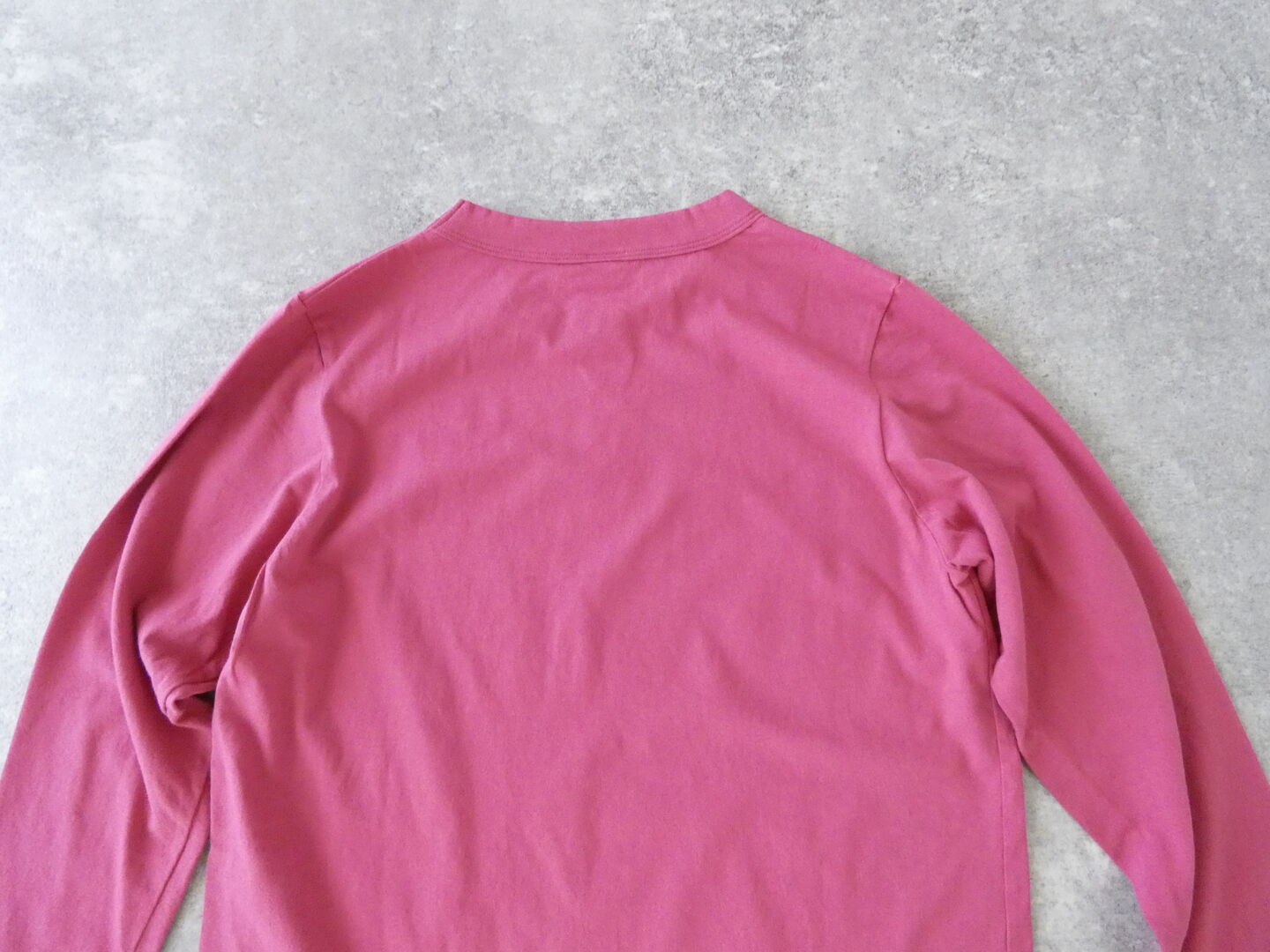 homspun(ホームスパン) 30/1天竺長袖Tシャツ　(2)ワインの商品画像27