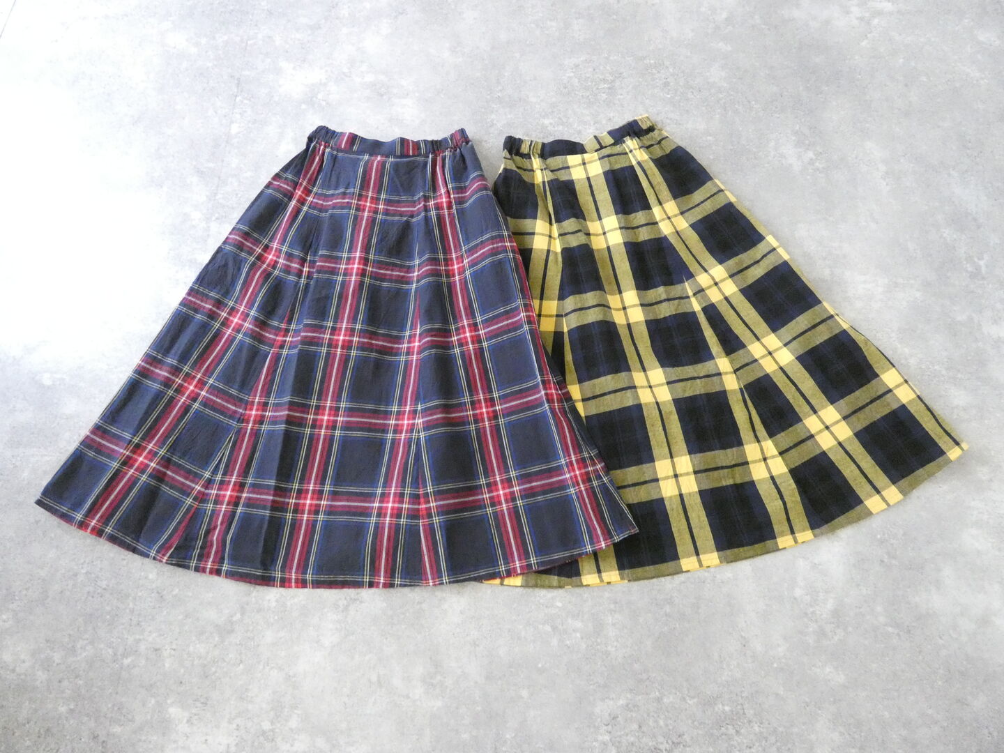 ina(イナ) オーガニックコットン前インベル切替スカートの商品画像2