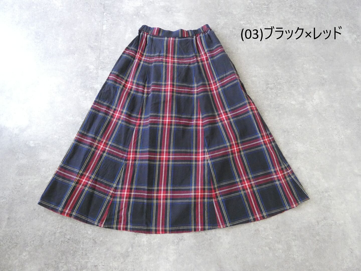 ina(イナ) オーガニックコットン前インベル切替スカートの商品画像28