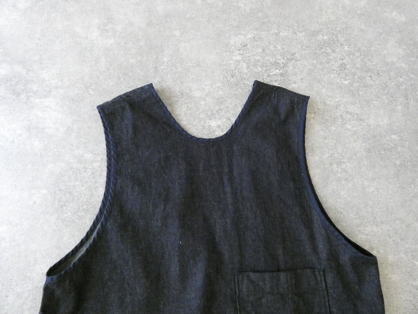 NARU 8オンスムラデニム2WAYラウンドベストの商品画像23