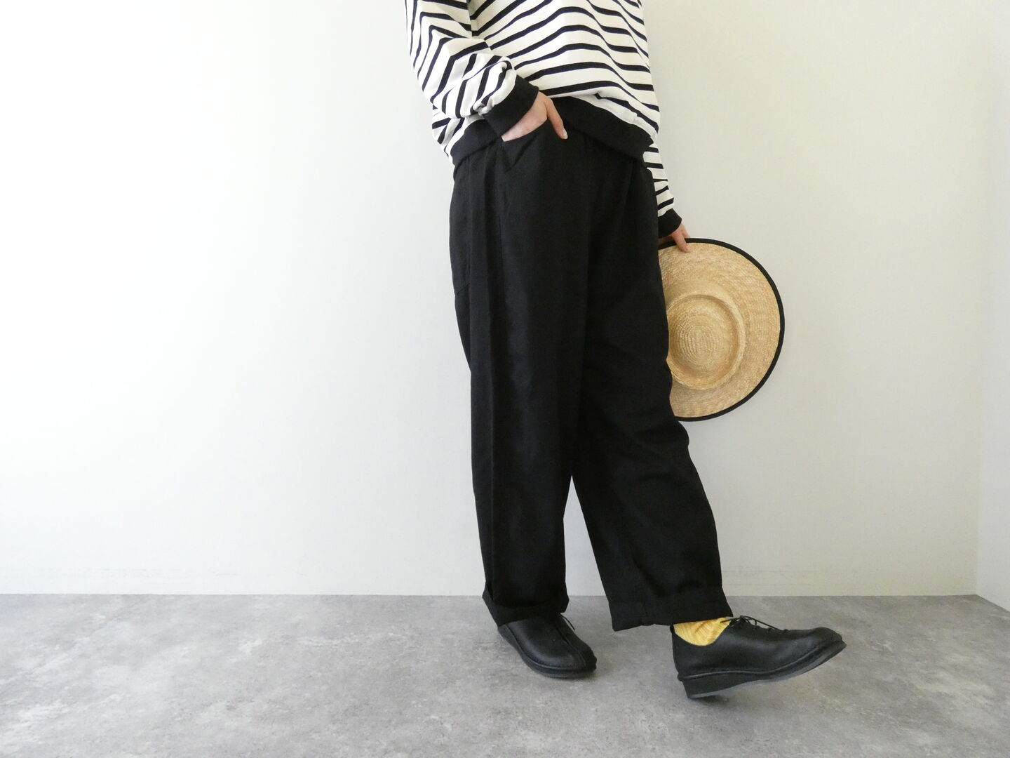 NARU オックスストーンバイオ加工 ノッポパンツ の商品画像4