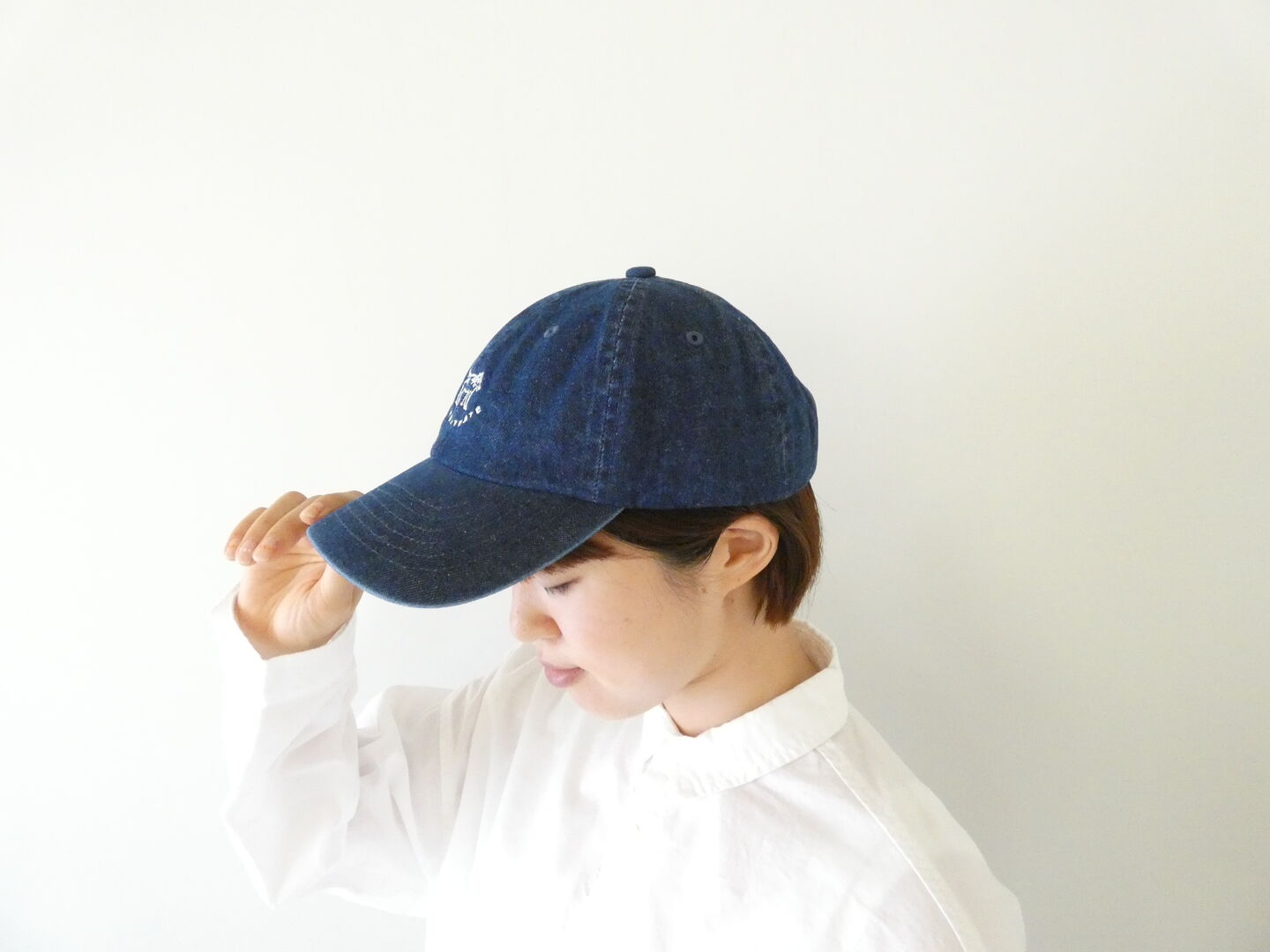 NATURAL LAUNDRY(ナチュラルランドリー) コットンオオカミ刺繍キャップの商品画像5