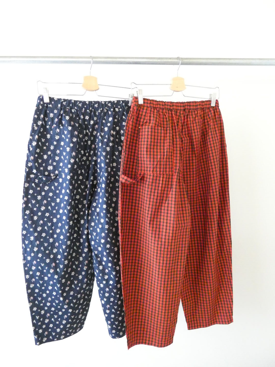 NATURAL LAUNDRY(ナチュラルランドリー) フローラル&チェックスロウパンツの商品画像12