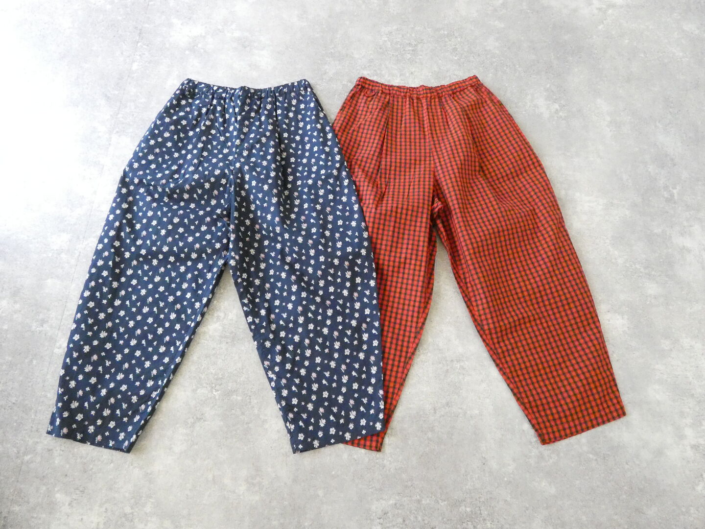 NATURAL LAUNDRY(ナチュラルランドリー) フローラル&チェックスロウパンツの商品画像3
