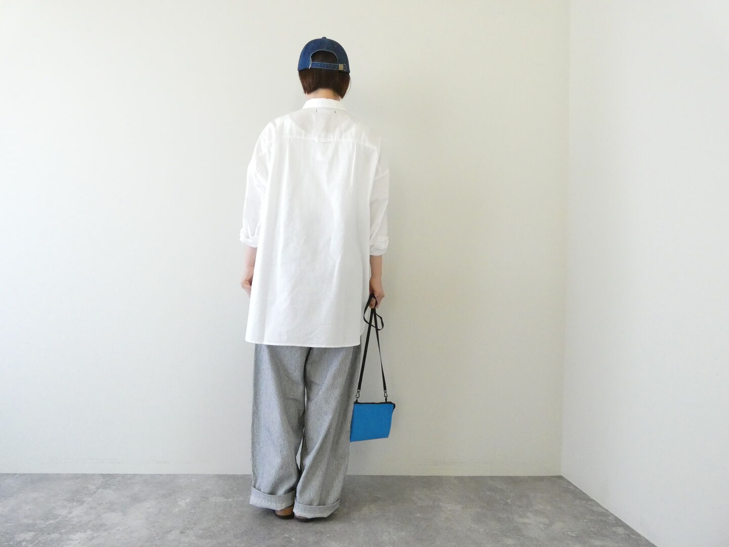 NATURAL LAUNDRY(ナチュラルランドリー) オックスビッグミドルシャツの商品画像10