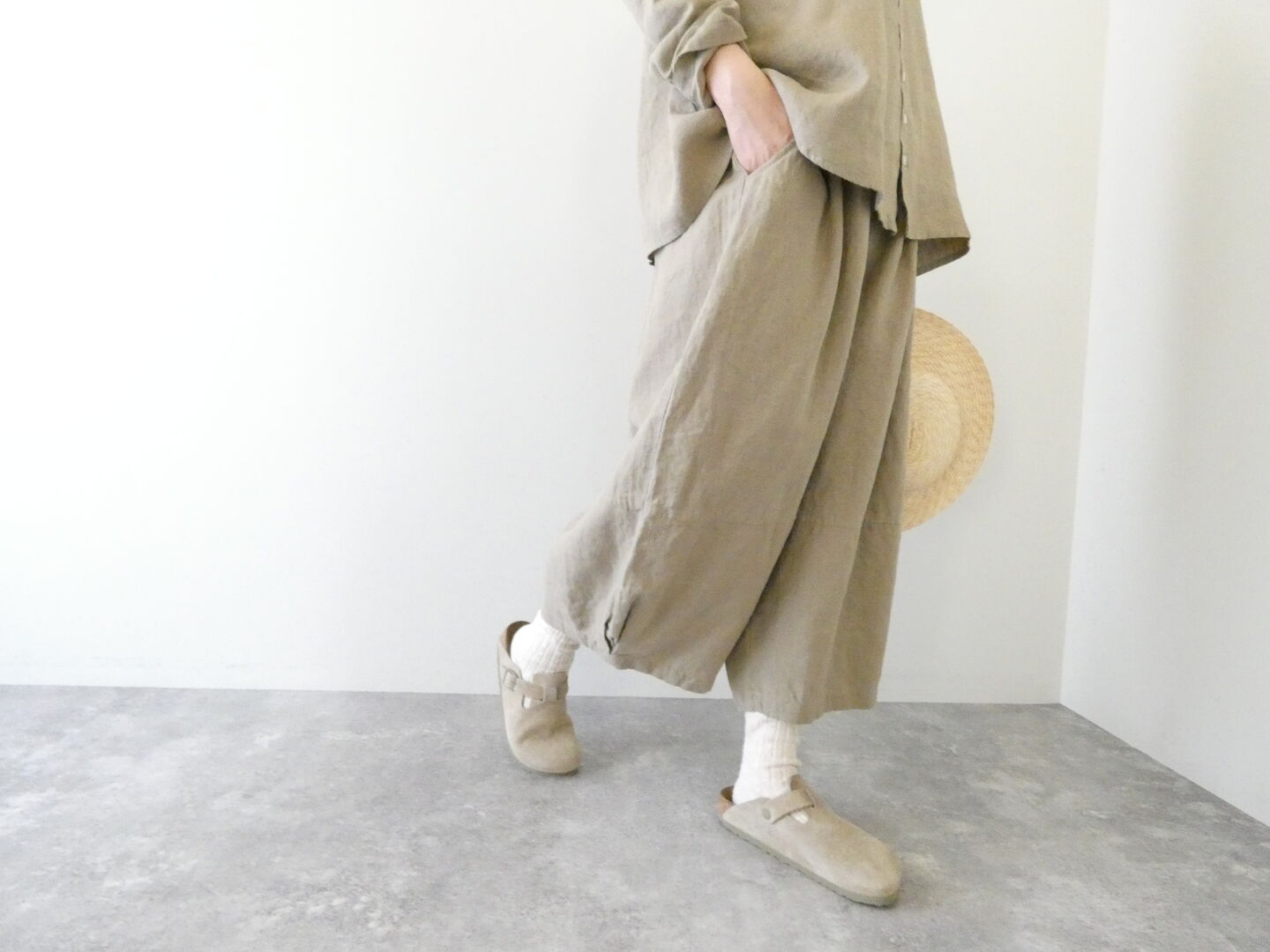 grin(グリン) リネン切替バルーンパンツの商品画像8
