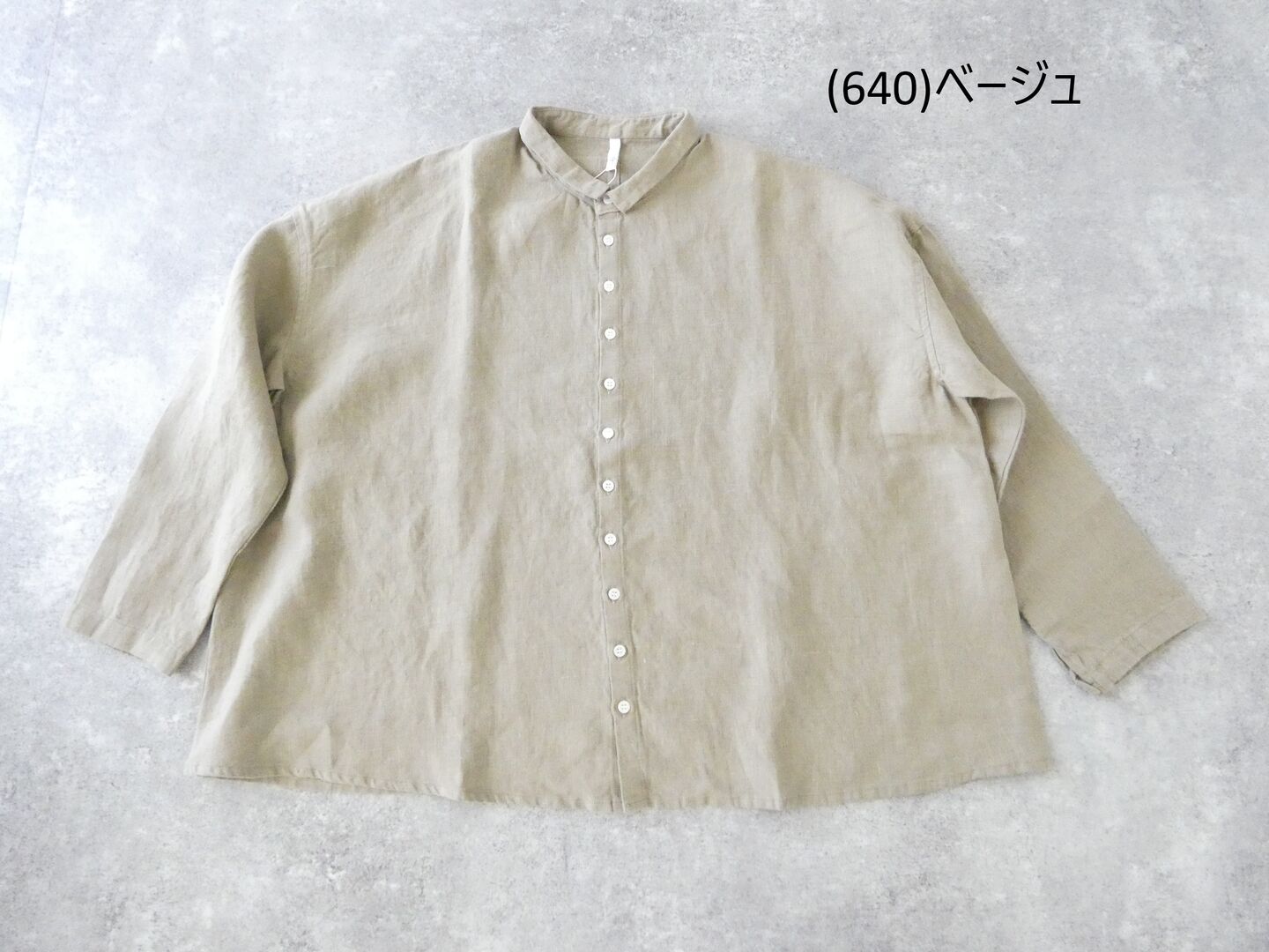 grin(グリン) リネンつぶつぶ釦シャツの商品画像28