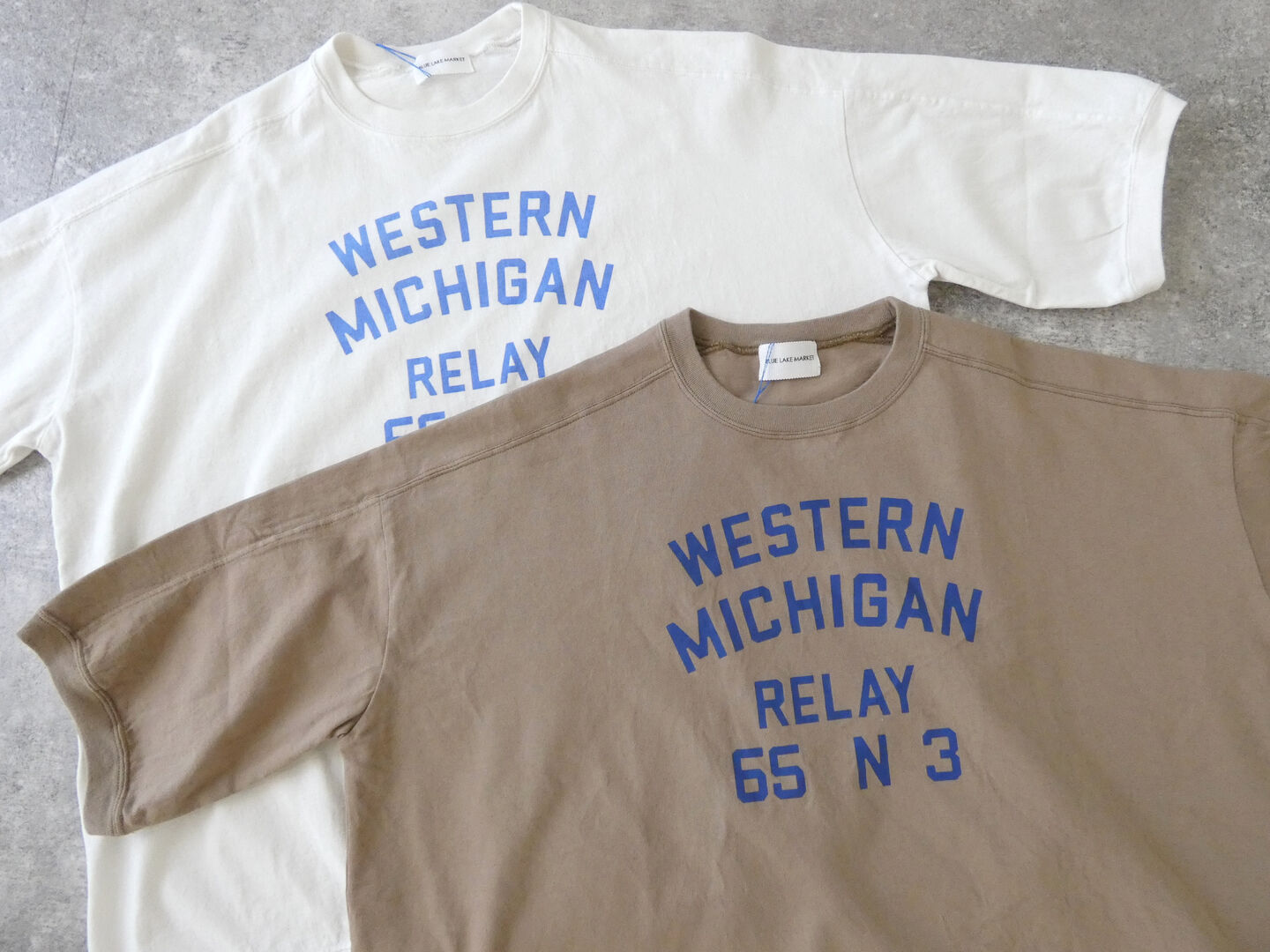 BLUE LAKE MARKET(ブルーレイクマーケット) 天竺ヨーク切替プリントプルオーバー WESTERN MICHIGANの商品画像14