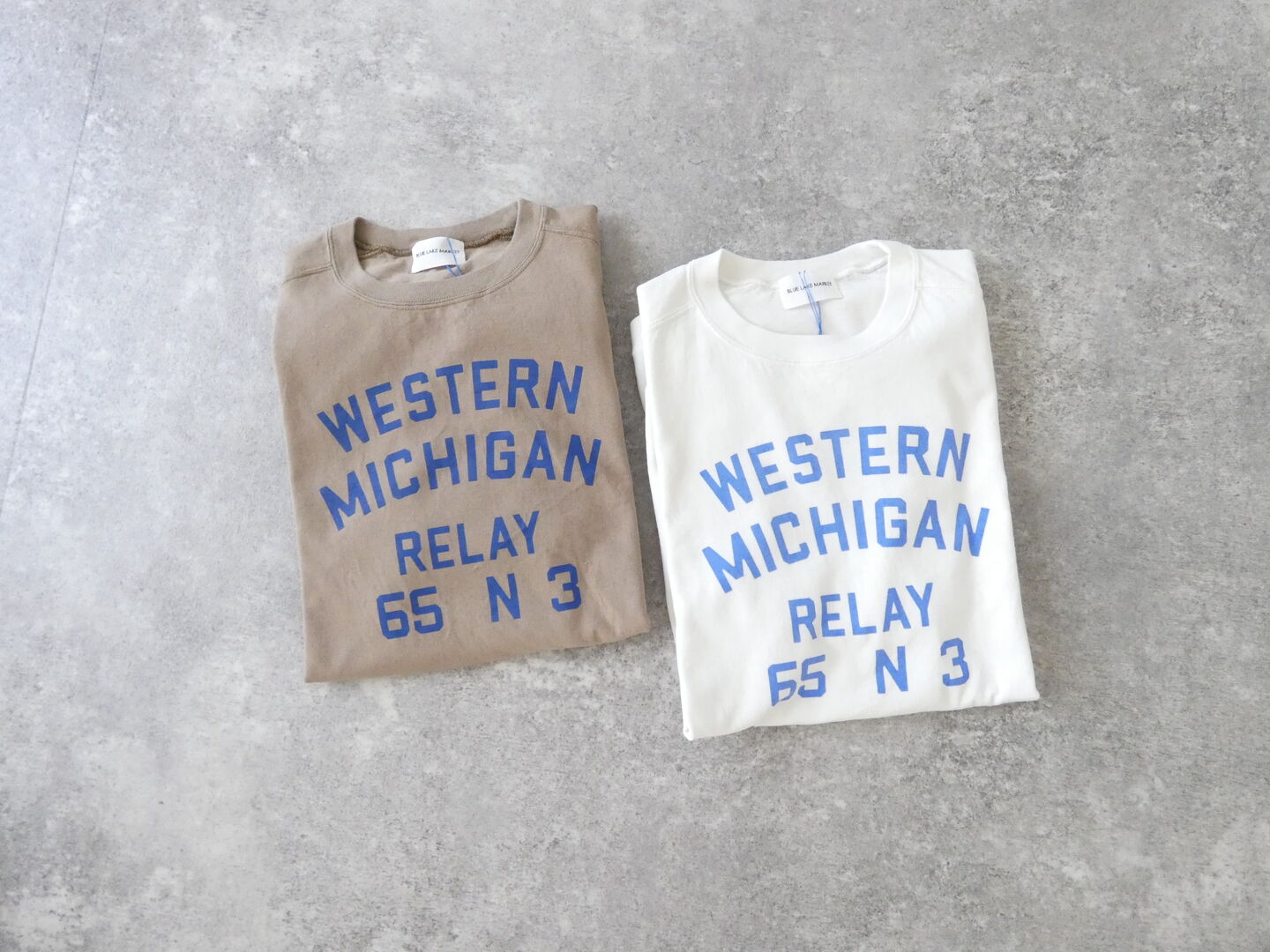 BLUE LAKE MARKET(ブルーレイクマーケット) 天竺ヨーク切替プリントプルオーバー WESTERN MICHIGANの商品画像2