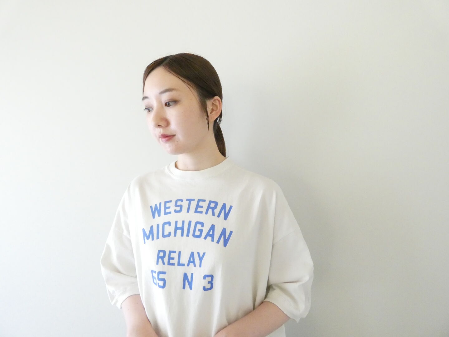 BLUE LAKE MARKET(ブルーレイクマーケット) 天竺ヨーク切替プリントプルオーバー WESTERN MICHIGANの商品画像3