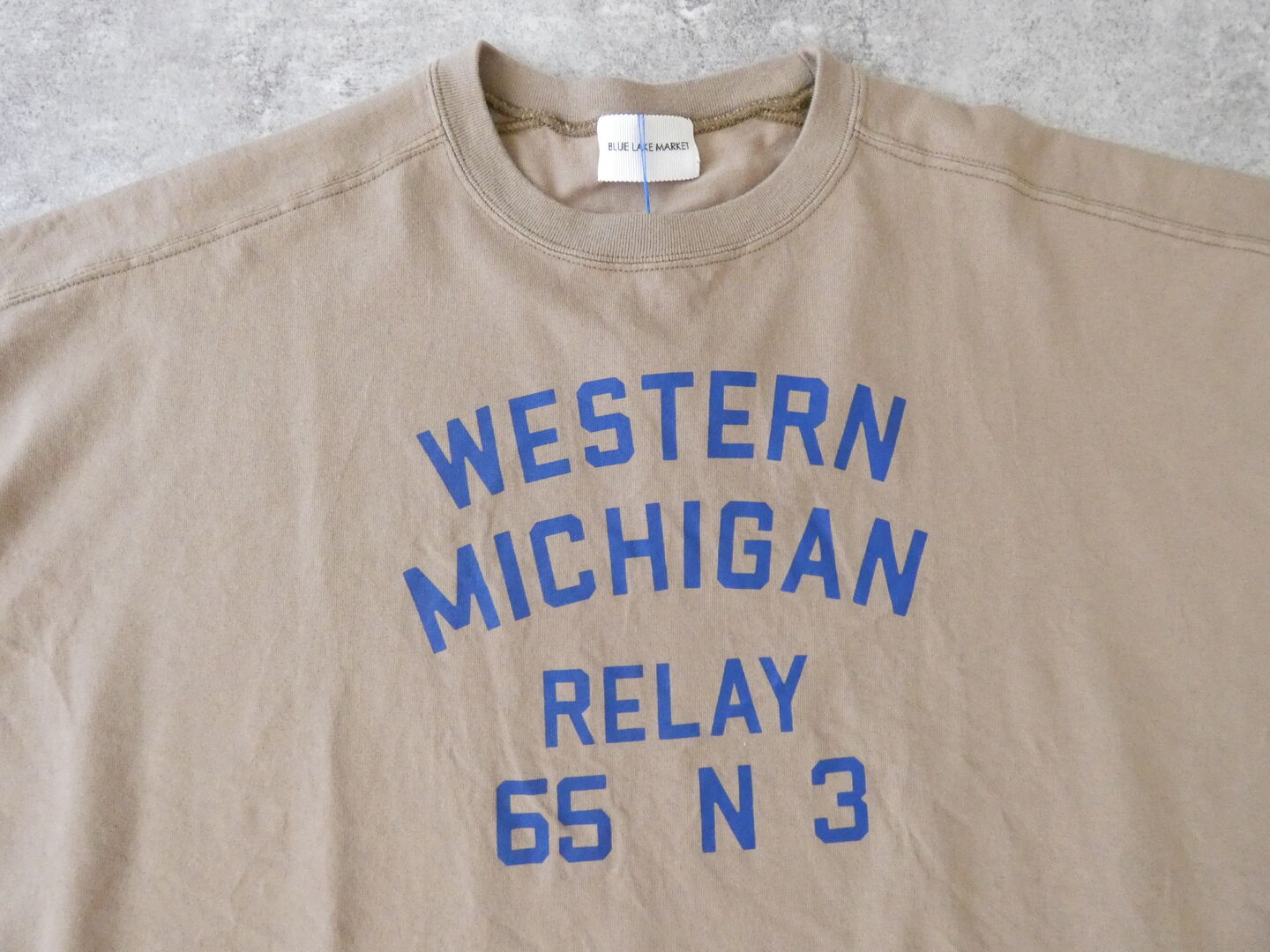 BLUE LAKE MARKET(ブルーレイクマーケット) 天竺ヨーク切替プリントプルオーバー WESTERN MICHIGANの商品画像30