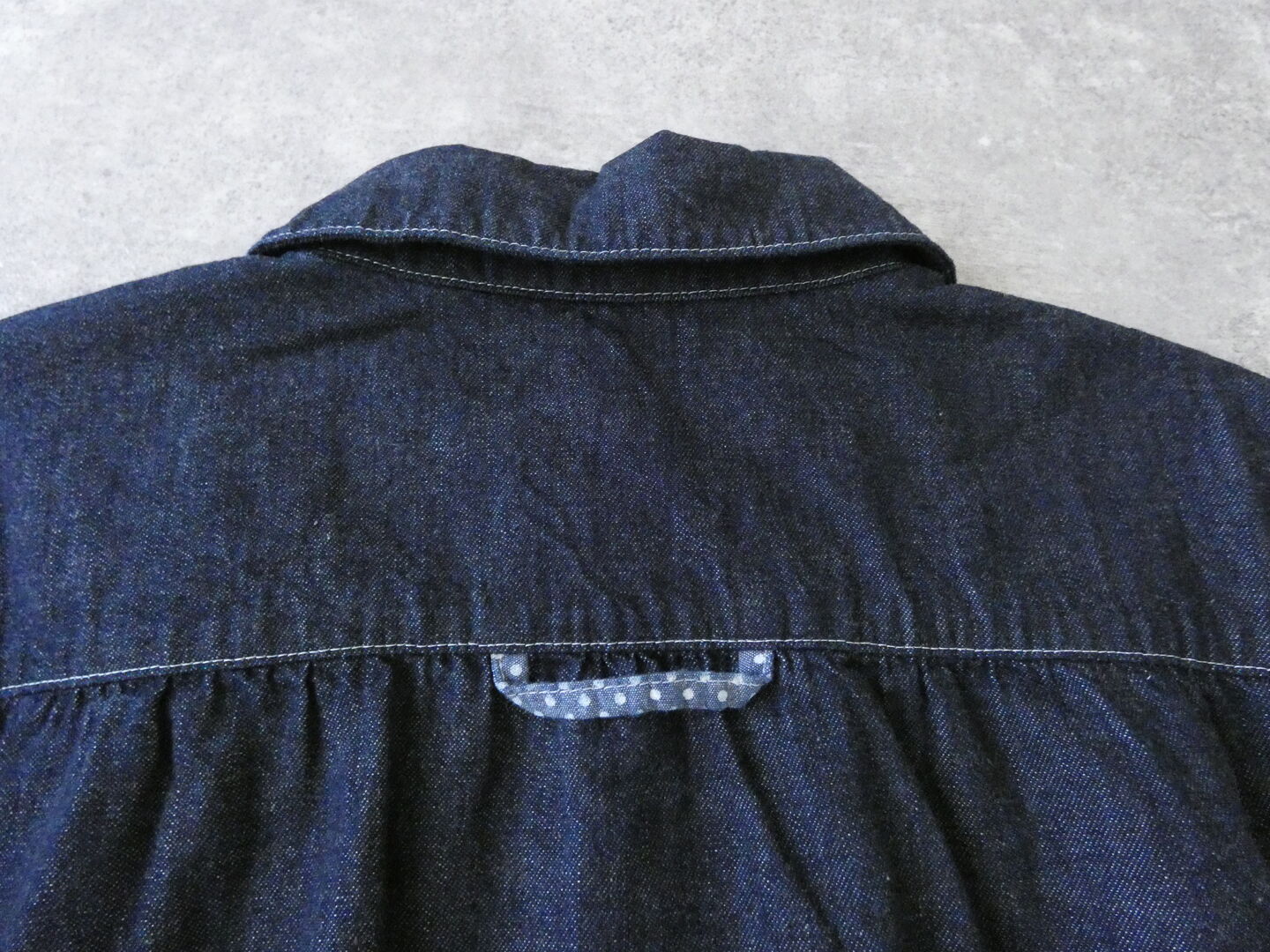 快晴堂(かいせいどう) Girl'sマルチシーズン7オンスデニム 風をはらむブルゾンの商品画像27