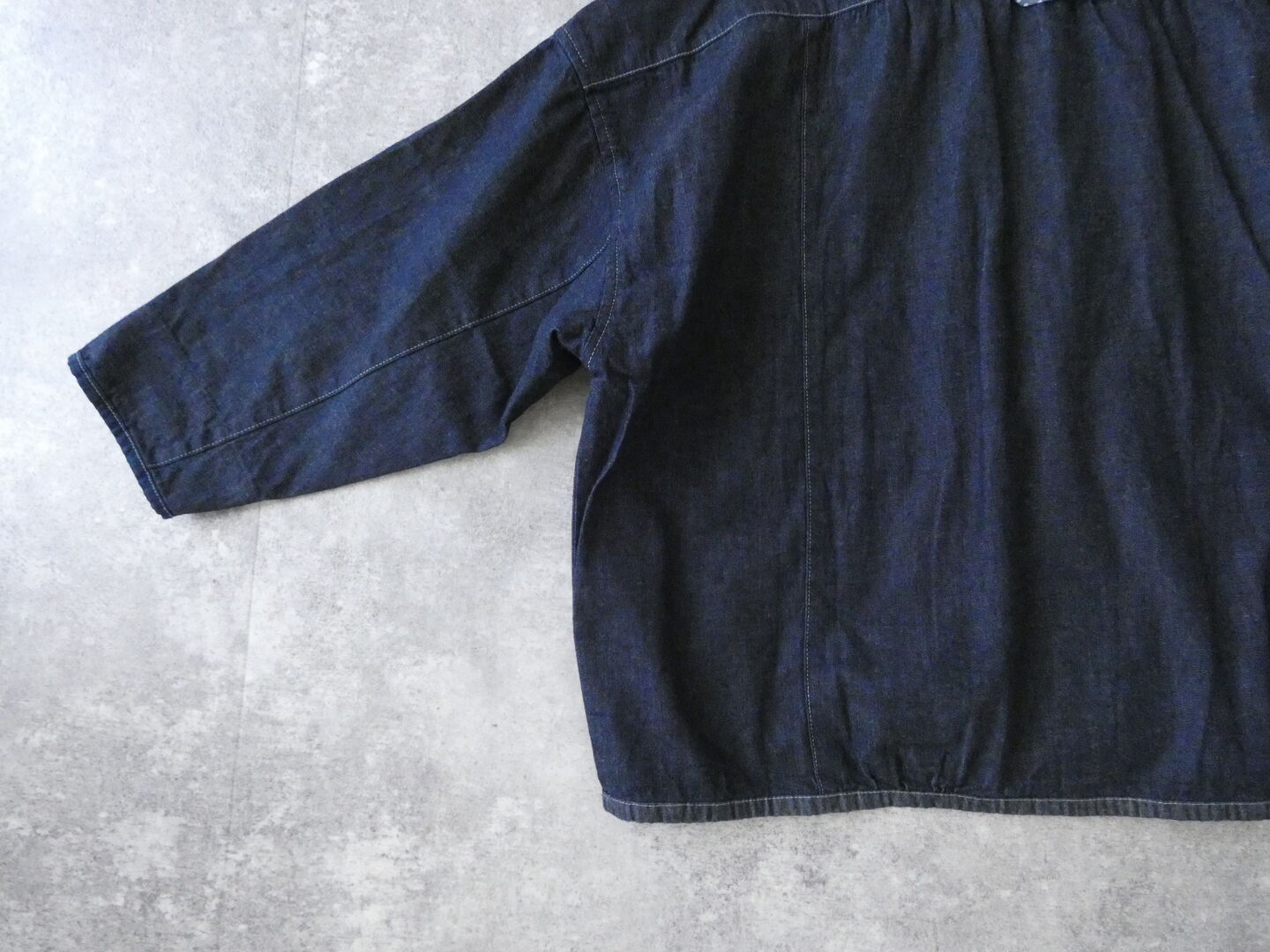 快晴堂(かいせいどう) Girl'sマルチシーズン7オンスデニム 風をはらむブルゾンの商品画像29