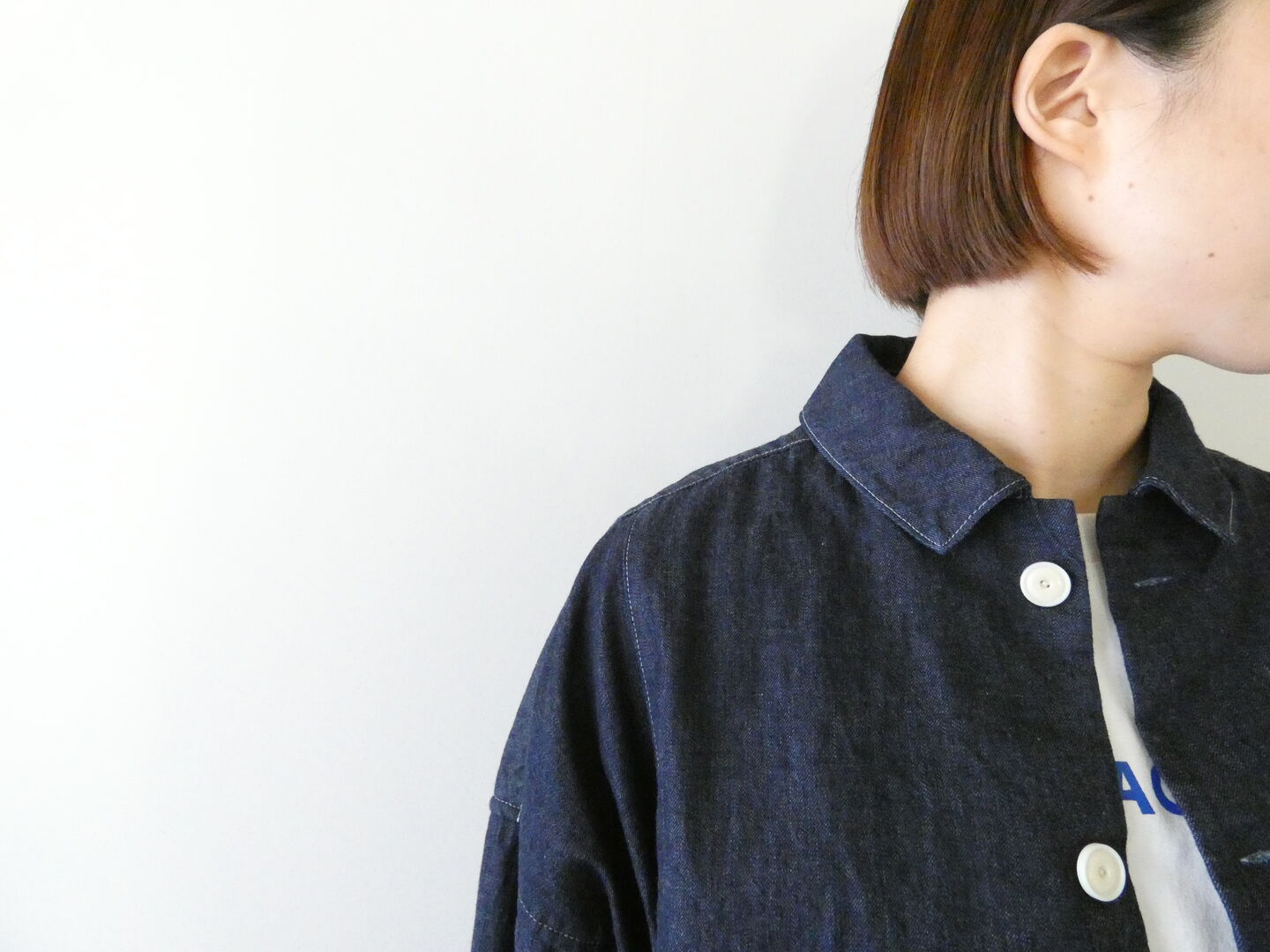 快晴堂(かいせいどう) Girl'sマルチシーズン7オンスデニム 風をはらむブルゾンの商品画像8