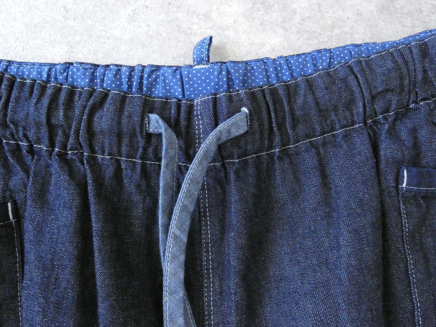 快晴堂(かいせいどう) Girl'sマルチシーズン7オンスデニム 斜めポケットNewころんパンツの商品画像22