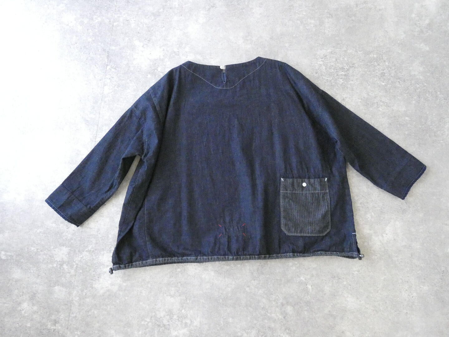 快晴堂(かいせいどう) Girl'sマルチシーズン7オンスデニム 長袖WideTシャツの商品画像10