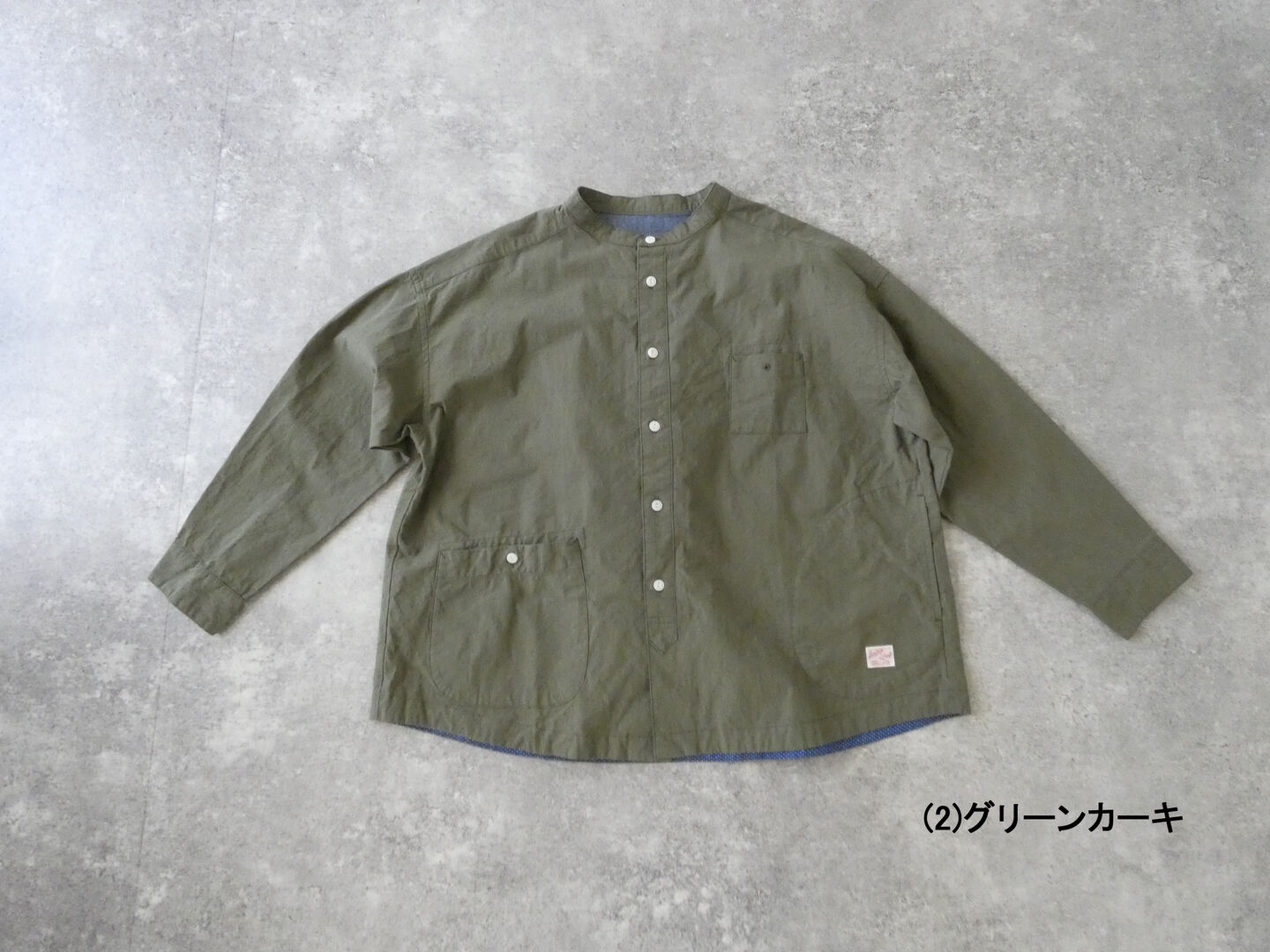 快晴堂(かいせいどう) Girl'sヴィンテージ馬布スタンド 前開きシャツの商品画像12