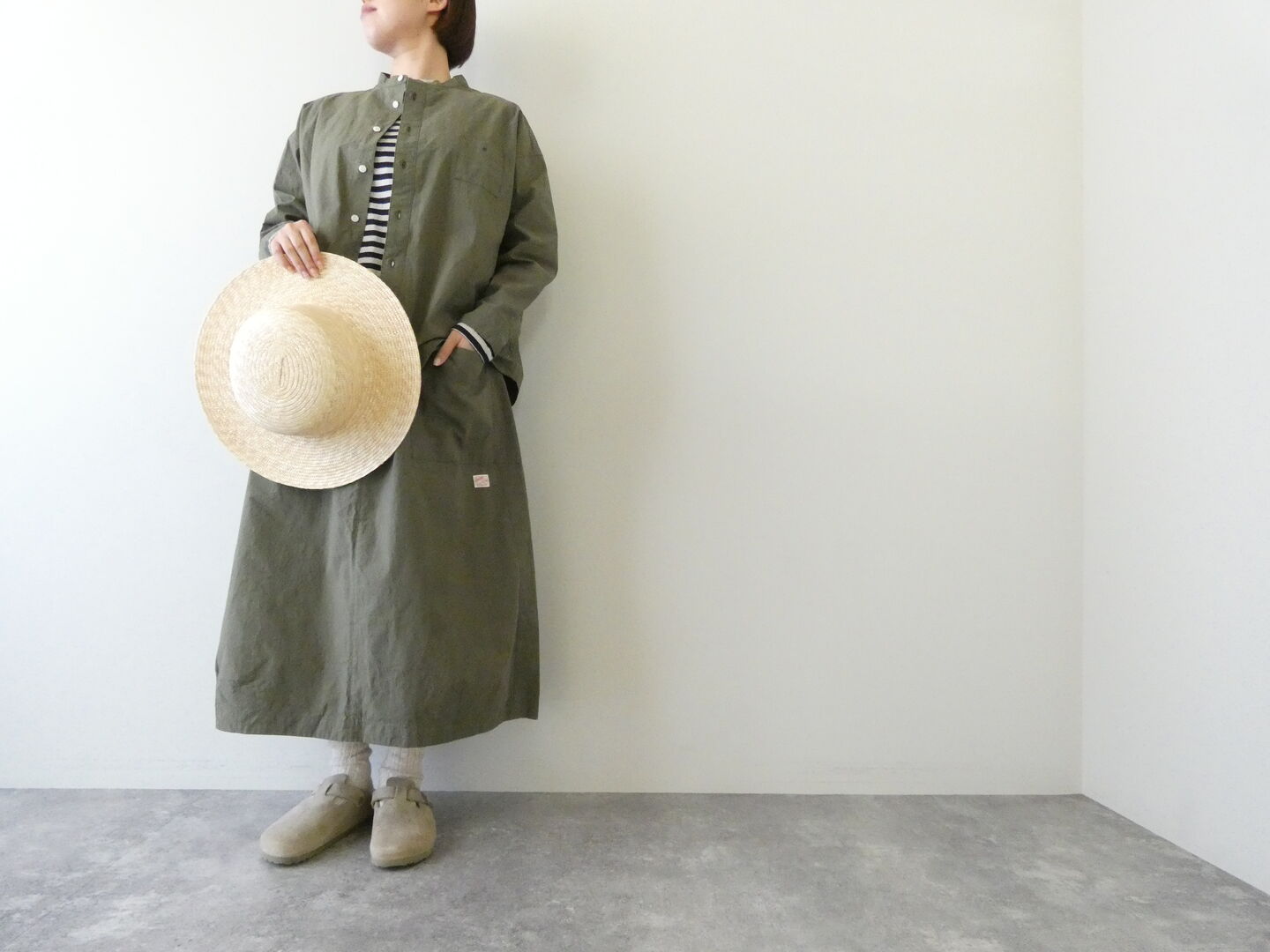 快晴堂(かいせいどう) Girl'sヴィンテージ馬布スタンド 前開きシャツの商品画像4