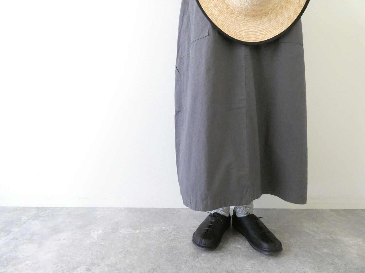 快晴堂(かいせいどう) Girl'sヴィンテージ馬布スタンド オーバーオールスカートの商品画像17