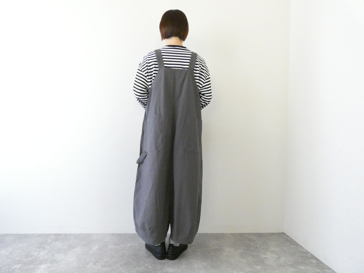 快晴堂(かいせいどう) Girl'sヴィンテージ馬布スタンド オーバーオールスカートの商品画像7