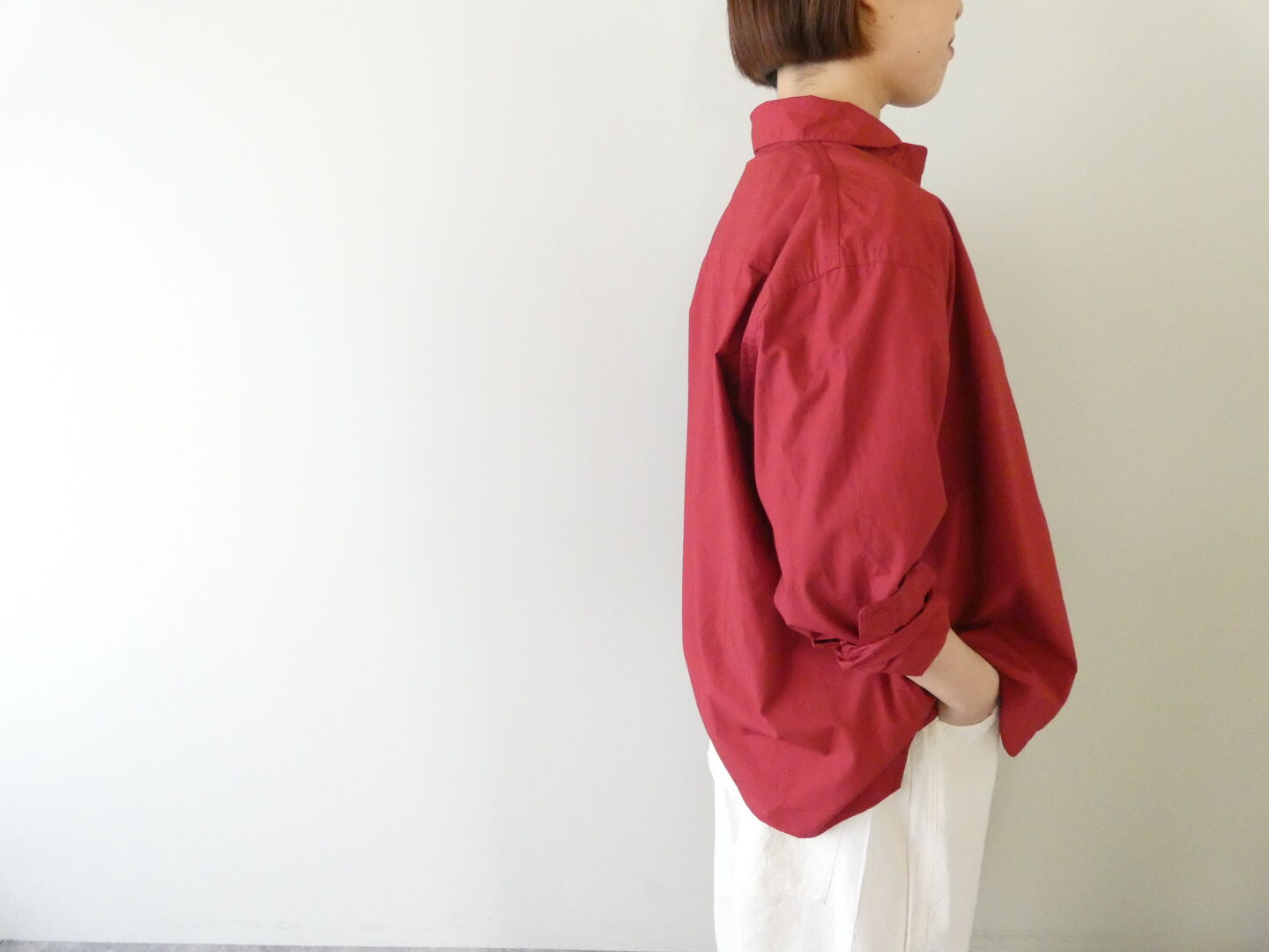 LOLO(ロロ) 丸襟スタンダードシャツの商品画像6