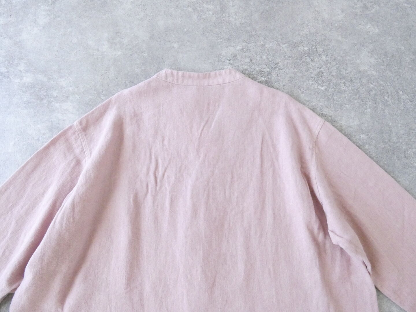 prit(プリット) 25/1フレンチリネンツイル起毛ノーカラージャケットの商品画像23