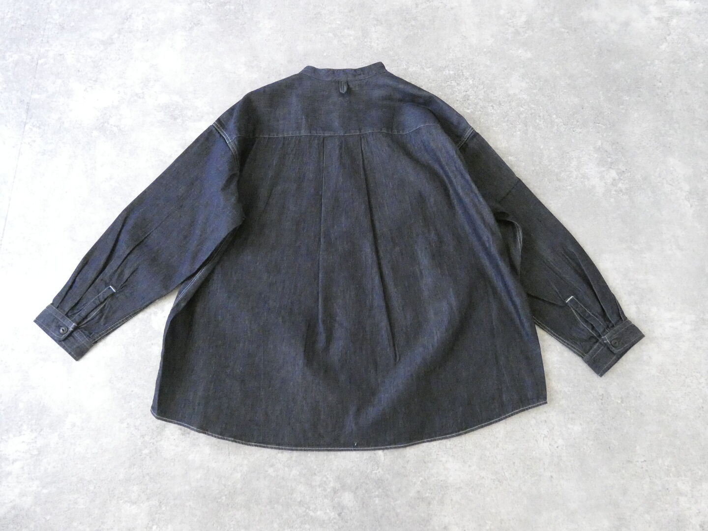 prit(プリット) 6ozデニムスタンドカラーシャツ 長袖の商品画像12