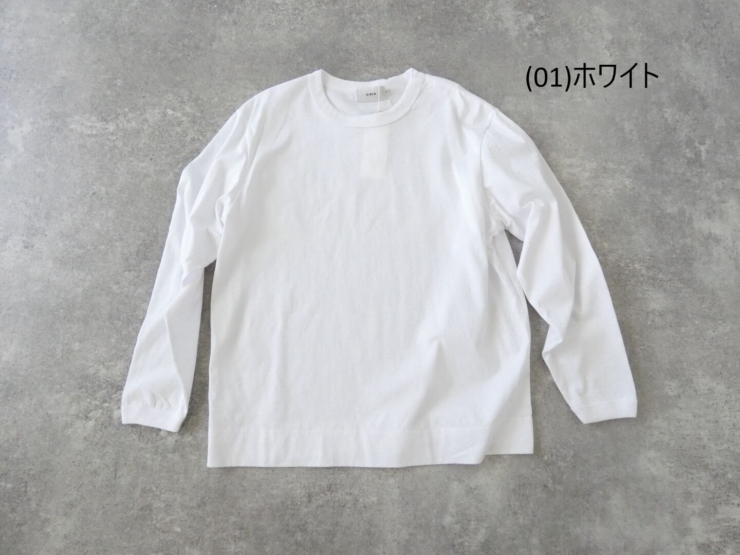 RINEN(リネン) 40/2天竺クルーネックプルオーバーの商品画像28